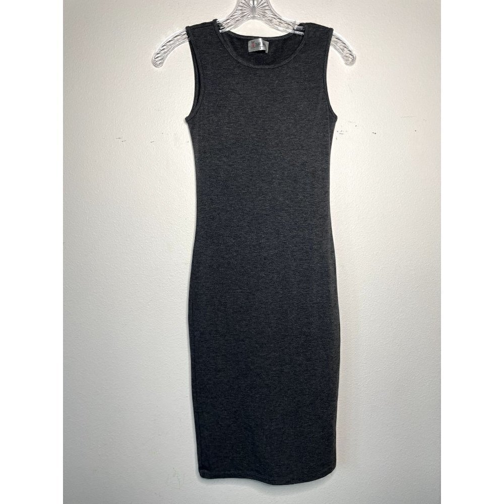 Tam Ware Women's Sleeveless Maxi Dress Charcoal SIze Small